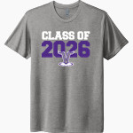 Niles North Vikings Next Level Unisex Tri-Blend T-Shirt Front Thumbnail