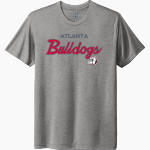 ATLANTA HIGH SCHOOL BULLDOGS <span class="pdp-name-mascot">ATLANTA BULLDOGS</span> Next Level Unisex Tri-Blend T-Shirt Front Thumbnail