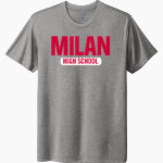 Milan Big Reds <span class="pdp-name-mascot">Milan Big Red</span> Next Level Unisex Tri-Blend T-Shirt Front Thumbnail