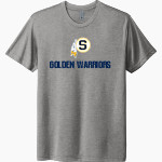 STERLING HIGH SCHOOL GOLDEN WARRIORS <span class="pdp-name-mascot">STERLING GOLDEN WARRIORS</span> Next Level Unisex Tri-Blend T-Shirt Front Thumbnail