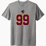 SIMI VALLEY HIGH SCHOOL PIONEERS Next Level Unisex Tri-Blend T-Shirt Front Thumbnail