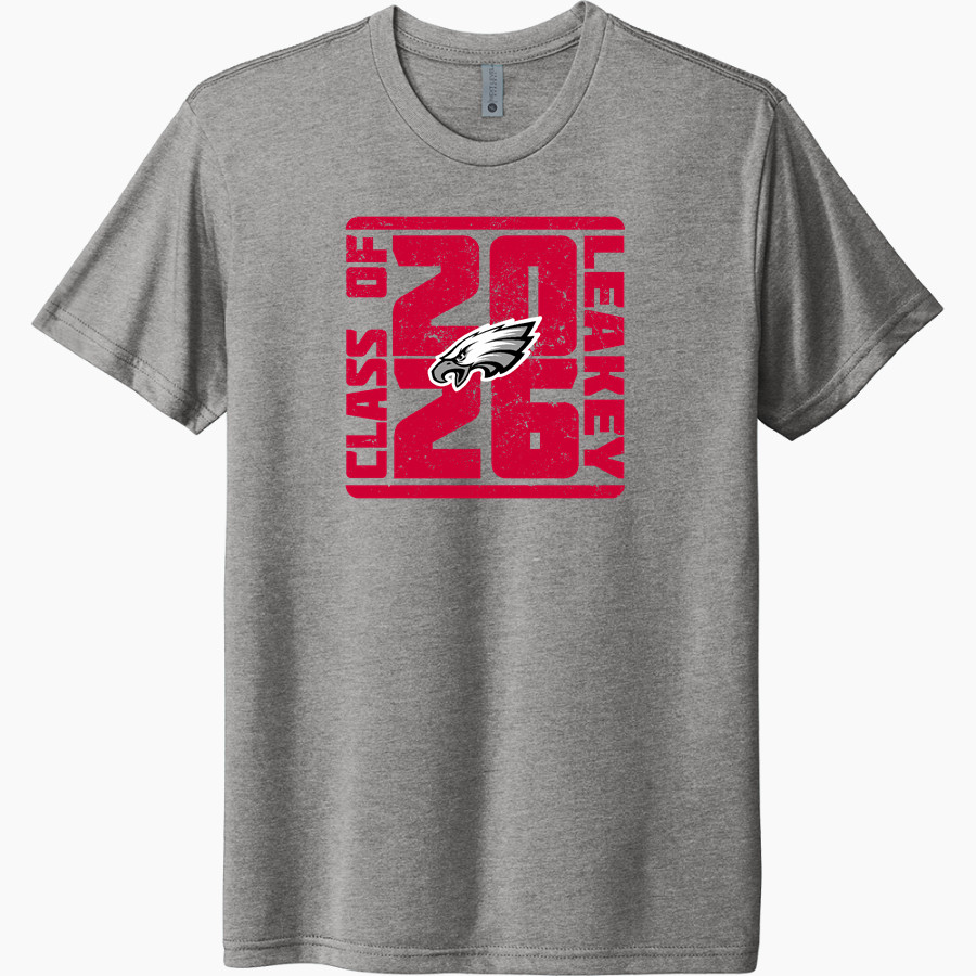 LEAKEY HIGH SCHOOL EAGLES <span class="pdp-name-mascot">LEAKEY EAGLES</span> Next Level Unisex Tri-Blend T-Shirt