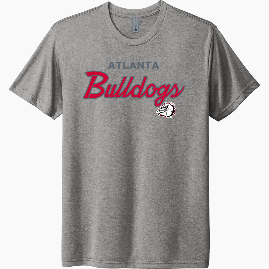 ATLANTA HIGH SCHOOL BULLDOGS <span class="pdp-name-mascot">ATLANTA BULLDOGS</span> Next Level Unisex Tri-Blend T-Shirt