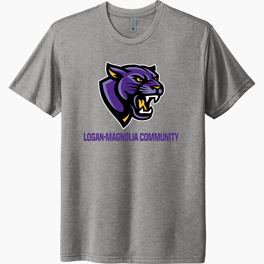 Logan-magnolia Community Panthers <span class="pdp-name-mascot">Logan-magnolia Community Panthers</span> Next Level Unisex Tri-Blend T-Shirt