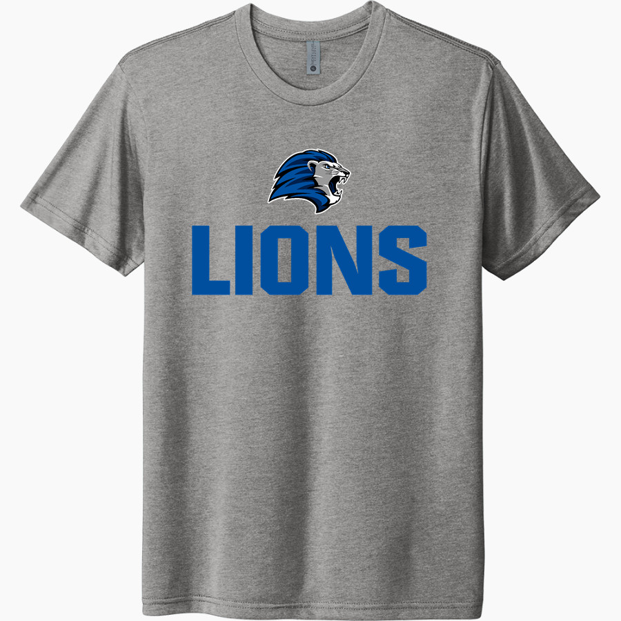 Linwood School Lions Next Level Unisex Tri-Blend T-Shirt