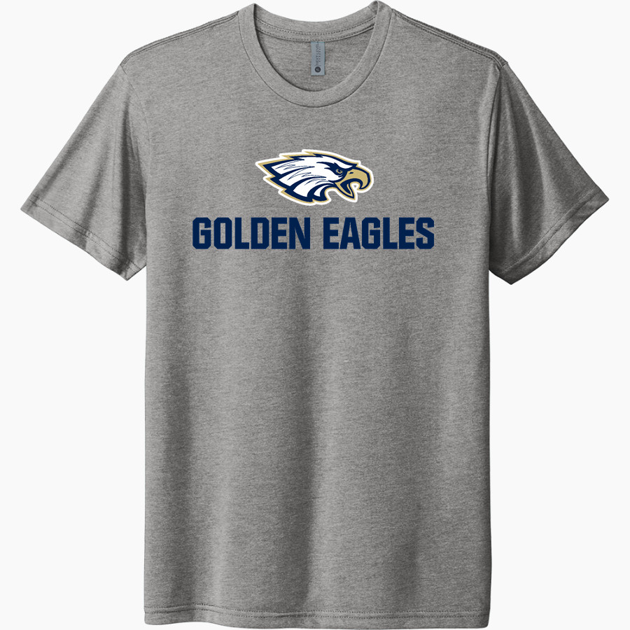 BETHPAGE HIGH SCHOOL GOLDEN EAGLES Next Level Unisex Tri-Blend T-Shirt