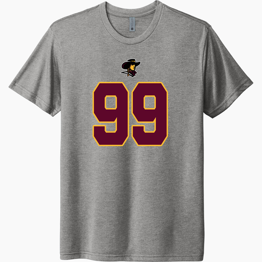 SIMI VALLEY HIGH SCHOOL PIONEERS Next Level Unisex Tri-Blend T-Shirt