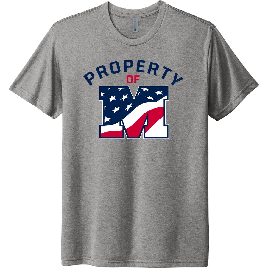 MacArthur Generals <span class="pdp-name-mascot">MACARTHUR HIGH SCHOOL Generals</span> Next Level Unisex Tri-Blend T-Shirt