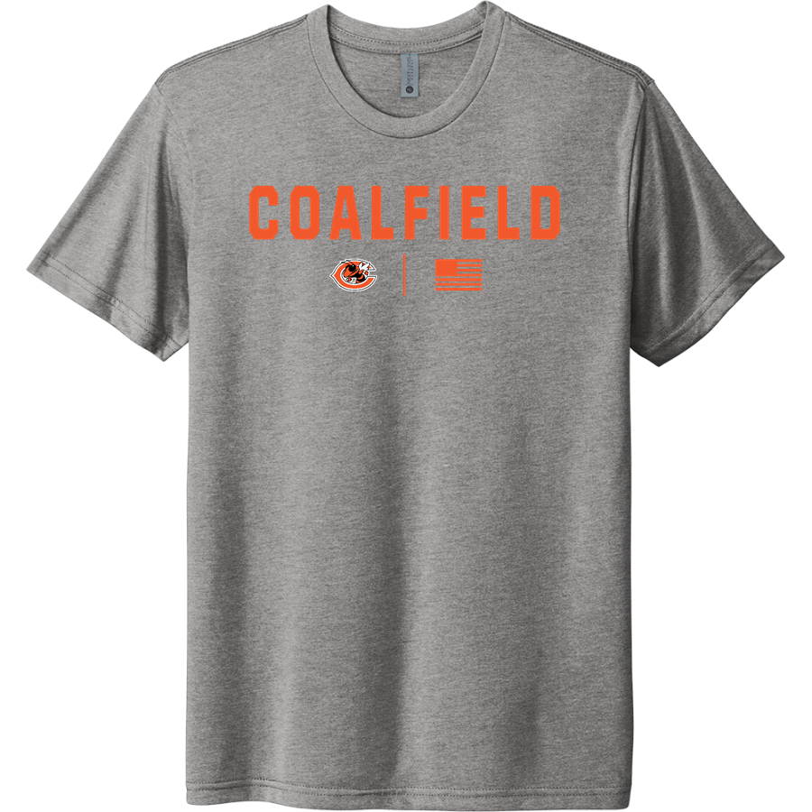 COALFIELD HIGH SCHOOL YELLOWJACKETS <span class="pdp-name-mascot">COALFIELD YELLOWJACKETS</span> Next Level Unisex Tri-Blend T-Shirt