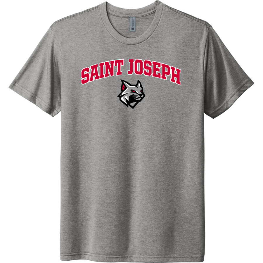 SAINT JOSEPH ACADEMY WILDCATS <span class="pdp-name-mascot">SAINT JOSEPH WILDCATS</span> Next Level Apparel Unisex Tri-Blend T-Shirt
