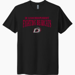De Leon Independent Fighting Bearcats <span class="pdp-name-mascot">De Leon Independent Fighting Bearcats</span> Next Level Unisex Tri-Blend T-Shirt Front Thumbnail