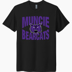 MUNCIE CENTRAL HIGH SCHOOL BEARCATS <span class="pdp-name-mascot">MUNCIE BEARCATS</span> Next Level Unisex Tri-Blend T-Shirt Front Thumbnail