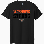 AUM Warhawks Next Level Unisex Tri-Blend T-Shirt Front Thumbnail