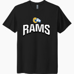 Carbondale Rams <span class="pdp-name-mascot">Carbondale Rams</span> Next Level Unisex Tri-Blend T-Shirt Front Thumbnail