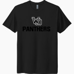 West Ottawa Panthers Next Level Unisex Tri-Blend T-Shirt Front Thumbnail