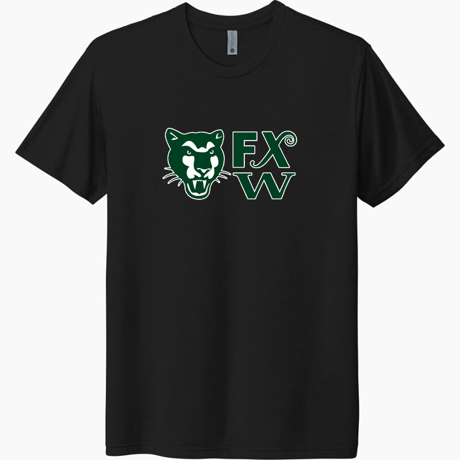 Frances Xavier Warde Jaguars <span class="pdp-name-mascot">Frances Xavier Warde School Jaguars</span> Next Level Unisex Tri-Blend T-Shirt