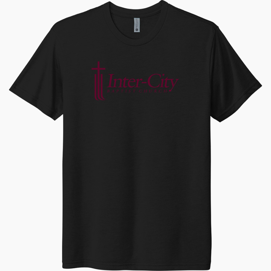 Inter-City Baptist Inter-City Baptist H <span class="pdp-name-mascot">Inter-City Baptist High School</span> Next Level Unisex Tri-Blend T-Shirt