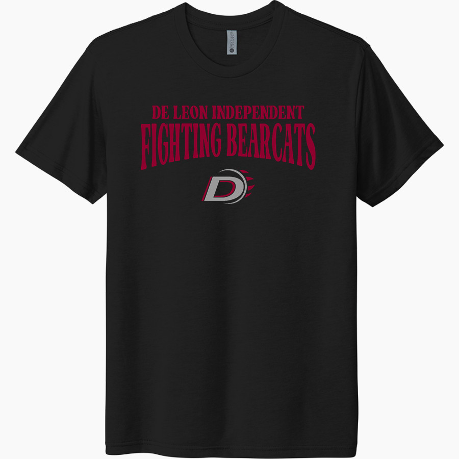 De Leon Independent Fighting Bearcats <span class="pdp-name-mascot">De Leon Independent Fighting Bearcats</span> Next Level Unisex Tri-Blend T-Shirt