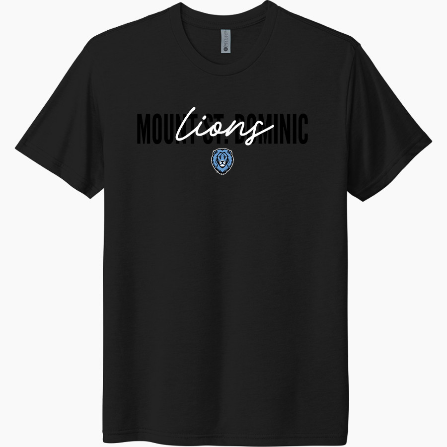 Mount St. Dominic Academy Lions Next Level Unisex Tri-Blend T-Shirt