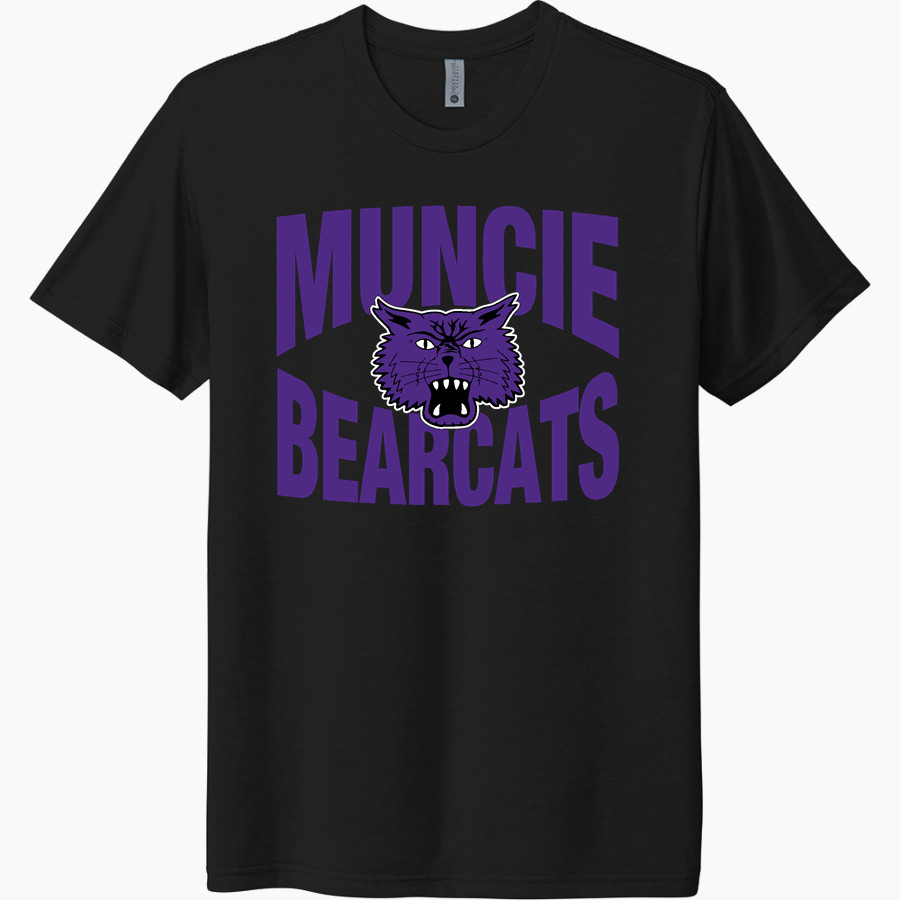 MUNCIE CENTRAL HIGH SCHOOL BEARCATS <span class="pdp-name-mascot">MUNCIE BEARCATS</span> Next Level Unisex Tri-Blend T-Shirt