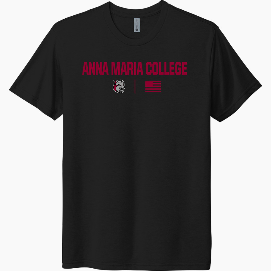 Anna Maria College Amcats <span class="pdp-name-mascot">Anna Maria College Amcats</span> Next Level Unisex Tri-Blend T-Shirt