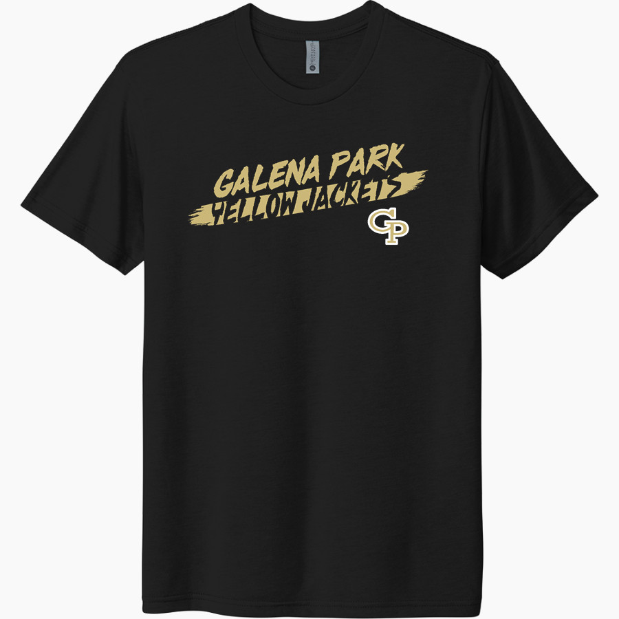 GALENA PARK HIGH SCHOOL YELLOW JACKETS <span class="pdp-name-mascot">GALENA PARK YELLOW JACKETS</span> Next Level Unisex Tri-Blend T-Shirt