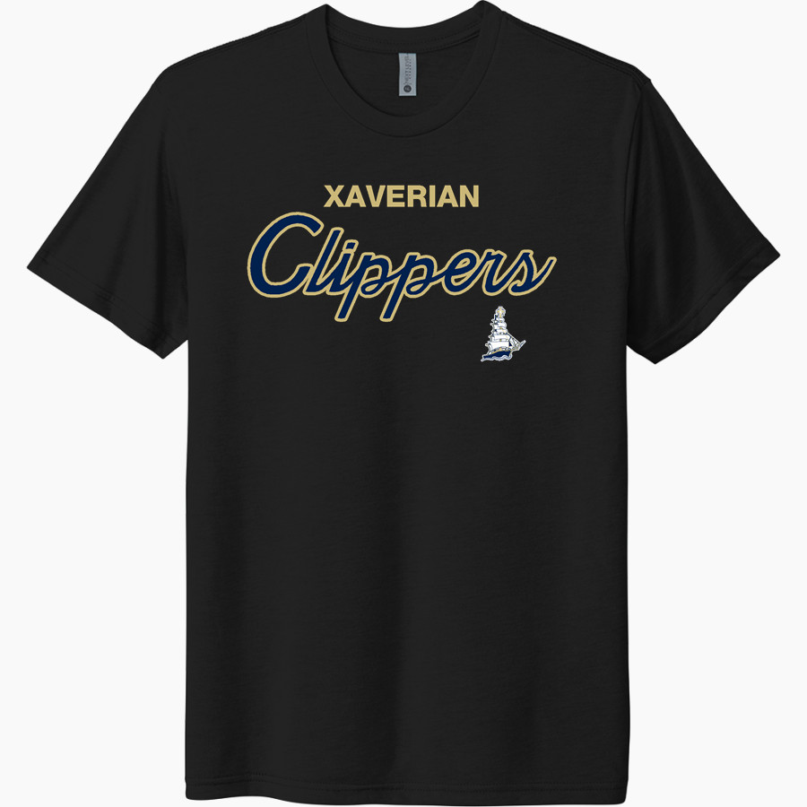 Xaverian Clippers The Official Online Store <span class="pdp-name-mascot">Xaverian Clippers</span> Next Level Unisex Tri-Blend T-Shirt