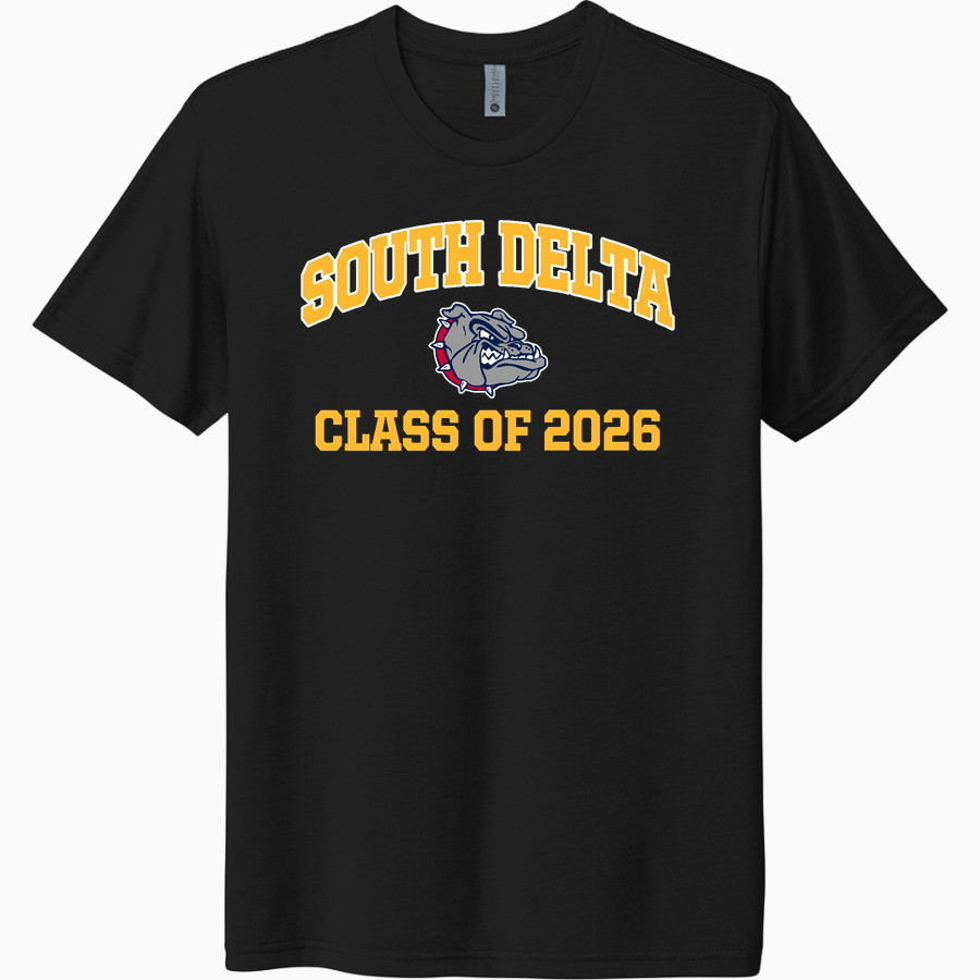 SOUTH DELTA HIGH SCHOOL BULLDOGS <span class="pdp-name-mascot">SOUTH DELTA BULLDOGS</span> Next Level Unisex Tri-Blend T-Shirt