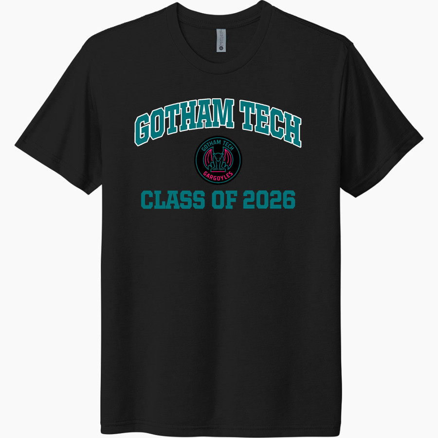 Gotham Tech Gargoyles <span class="pdp-name-mascot">Gotham Tech High School Gargoyles</span> Next Level Unisex Tri-Blend T-Shirt