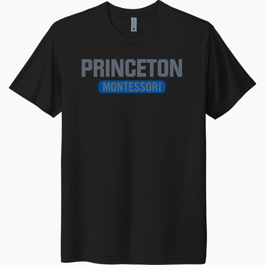 Princeton Montessori School <span class="pdp-name-mascot">Princeton Montessori Deer</span> Next Level Unisex Tri-Blend T-Shirt