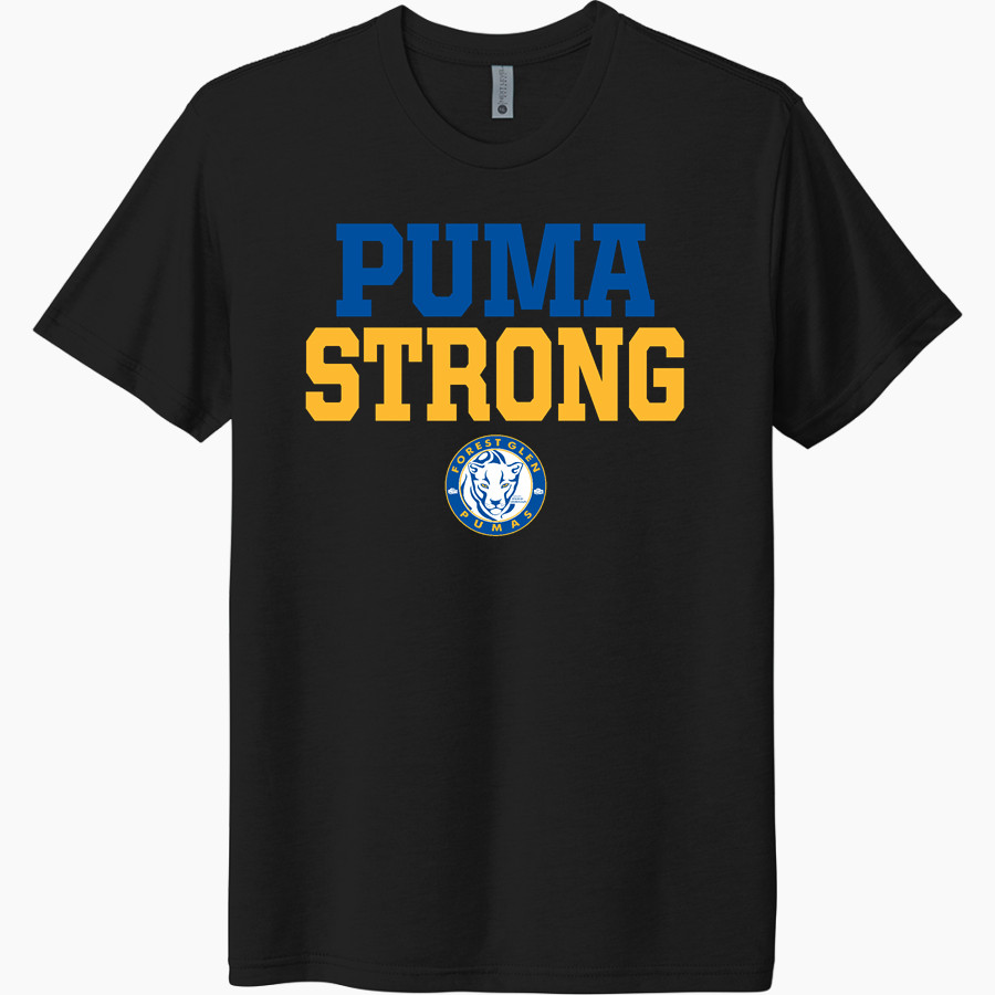 Forest Glen Pumas <span class="pdp-name-mascot">Forest Glen Elementary School Pumas</span> Next Level Unisex Tri-Blend T-Shirt
