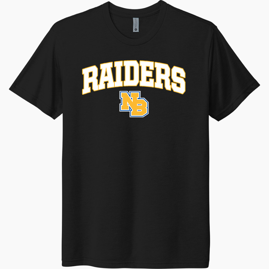 North Brunswick Middle School Raiders Next Level Unisex Tri-Blend T-Shirt