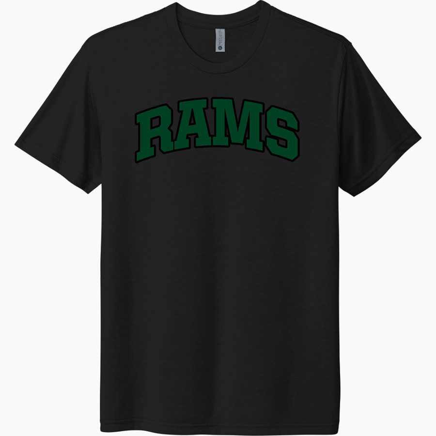 REGIS HIGH SCHOOL RAMS <span class="pdp-name-mascot">REGIS RAMS</span> Next Level Unisex Tri-Blend T-Shirt