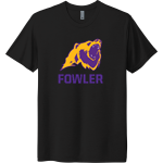 Fowler Grizzlies <span class="pdp-name-mascot">Fowler Grizzlies</span> Next Level Apparel Unisex Tri-Blend T-Shirt Front Thumbnail