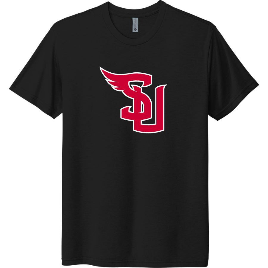 Simpson University Red Hawks <span class="pdp-name-mascot">Simpson Red Hawks</span> Next Level Apparel Unisex Tri-Blend T-Shirt