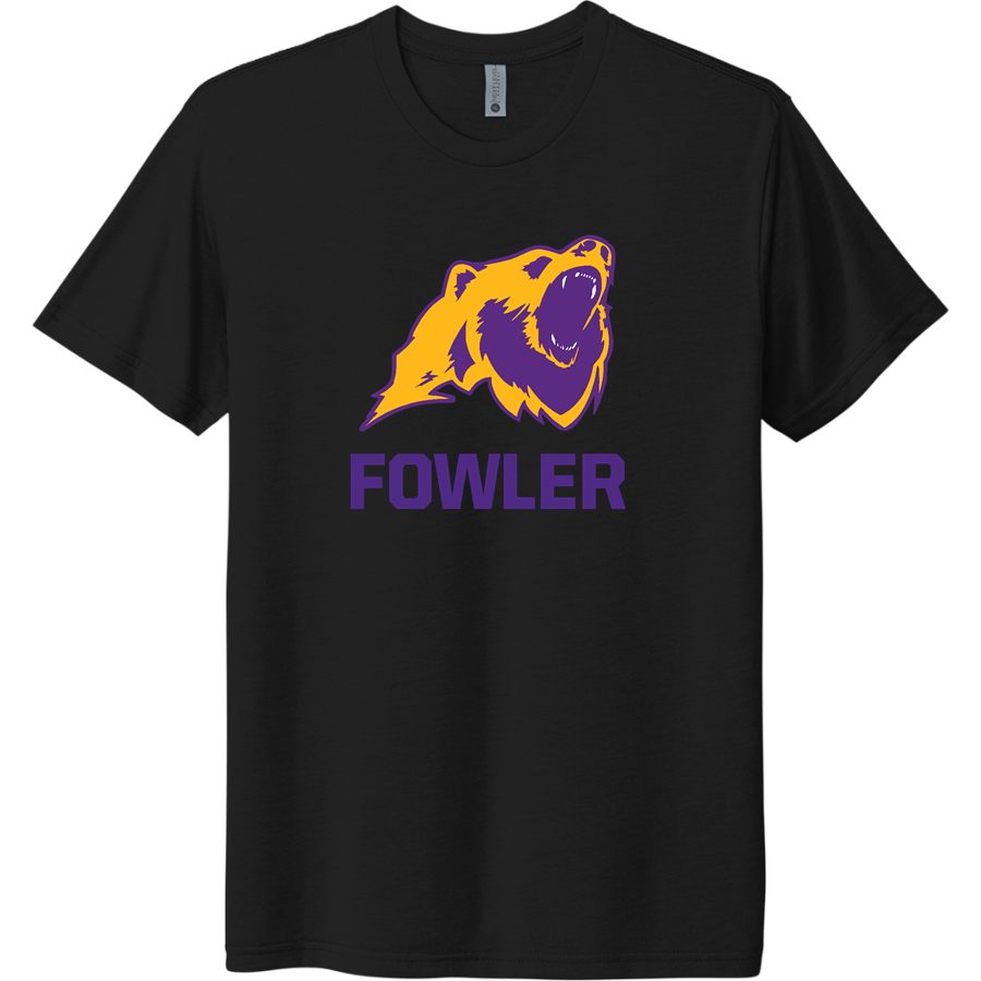 Fowler Grizzlies <span class="pdp-name-mascot">Fowler Grizzlies</span> Next Level Apparel Unisex Tri-Blend T-Shirt
