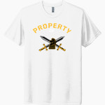 RIO LINDA HIGH SCHOOL KNIGHTS <span class="pdp-name-mascot">RIO LINDA KNIGHTS</span> Next Level Unisex Tri-Blend T-Shirt Front Thumbnail