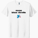 Roscoe Blue Devils Next Level Unisex Tri-Blend T-Shirt Front Thumbnail
