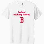 BEDFORD SCHOOLS KICKING MULES <span class="pdp-name-mascot">BEDFORD PUBLIC KICKING MULES</span> Next Level Unisex Tri-Blend T-Shirt Front Thumbnail