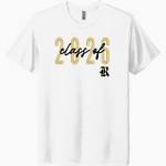 RUSSELLVILLE HIGH SCHOOL GOLDEN TIGERS <span class="pdp-name-mascot">RUSSELLVILLE GOLDEN TIGERS</span> Next Level Unisex Tri-Blend T-Shirt Front Thumbnail