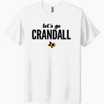 CRANDALL HIGH SCHOOL PIRATES <span class="pdp-name-mascot">CRANDALL PIRATES</span> Next Level Unisex Tri-Blend T-Shirt Front Thumbnail