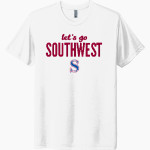 SOUTHWEST HIGH SCHOOL RAIDERS Next Level Unisex Tri-Blend T-Shirt Front Thumbnail