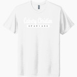 Calvary Christian Spartans <span class="pdp-name-mascot">Calvary Christian Spartans</span> Next Level Unisex Tri-Blend T-Shirt Front Thumbnail