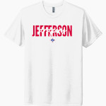 Jefferson Dragons <span class="pdp-name-mascot">Jefferson Dragons</span> Next Level Unisex Tri-Blend T-Shirt Front Thumbnail