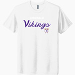 Emerald High School Vikings Next Level Unisex Tri-Blend T-Shirt Front Thumbnail