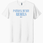 PATRICK HENRY HIGH SCHOOL REBELS <span class="pdp-name-mascot">PATRICK HENRY REBELS</span> Next Level Unisex Tri-Blend T-Shirt Front Thumbnail