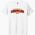 Milledgeville Missiles <span class="pdp-name-mascot">Milledgeville High School Missiles</span> Next Level Unisex Tri-Blend T-Shirt Front Thumbnail