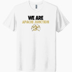 APACHE JUNCTION HIGH SCHOOL PROSPECTORS Next Level Unisex Tri-Blend T-Shirt Front Thumbnail