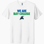 Bay College Norse Next Level Unisex Tri-Blend T-Shirt Front Thumbnail