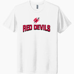 GREAT FALLS HIGH SCHOOL RED DEVILS Next Level Unisex Tri-Blend T-Shirt Front Thumbnail